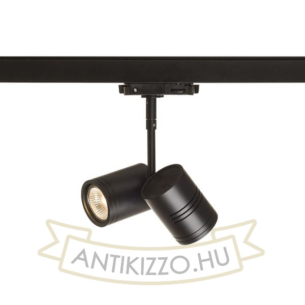 Kép BEEBA II háromfázisú áramkörös sínre fekete  230V LED GU10 2x8W