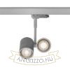 Kép BEEBA II háromfázisú áramkörös sínre ezüstszürke  230V LED GU10 2x8W