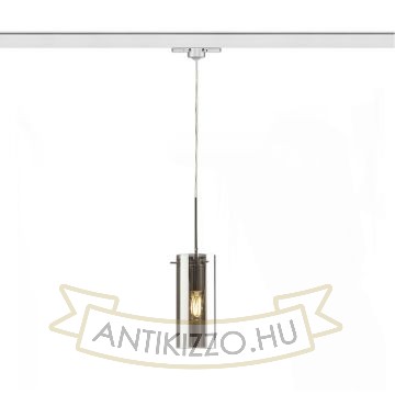 Kép SANSSOUCI háromfázisú áramkörös sínre  krómozott üveg 230V LED E27 15W