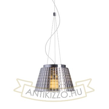 Kép CORONA függő lámpa  krómozott üveg 230V LED E27 15W