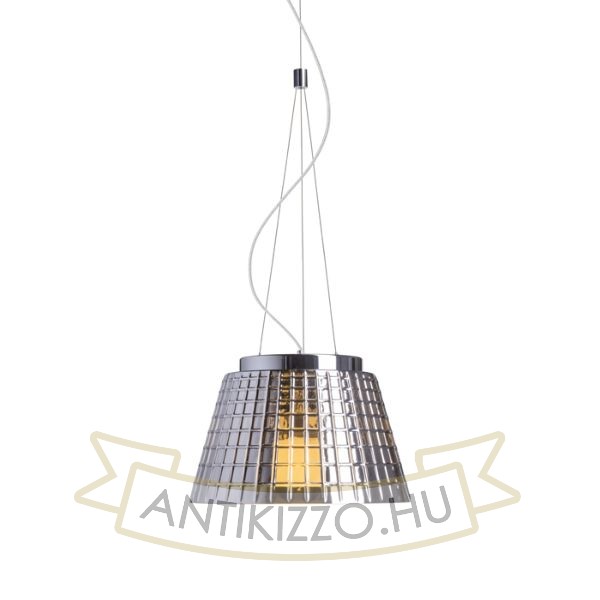 Kép CORONA függő lámpa  krómozott üveg 230V LED E27 15W