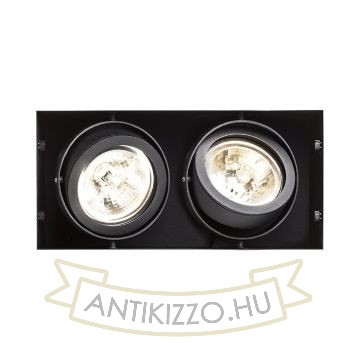 Kép ELECTRA II  fekete  12V LED G53 2x15W