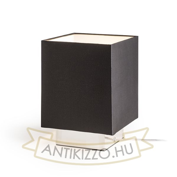 MONACO asztali lámpa fekete króm 230V LED E27 15W