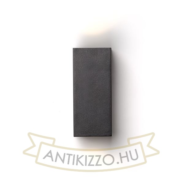 KUBI II antracitszürke 230V LED 2x3W 56° IP54 3000K