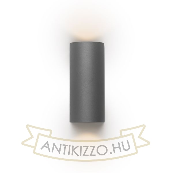 ZACK II antracitszürke 230V LED 2x3W 58° IP54 3000K