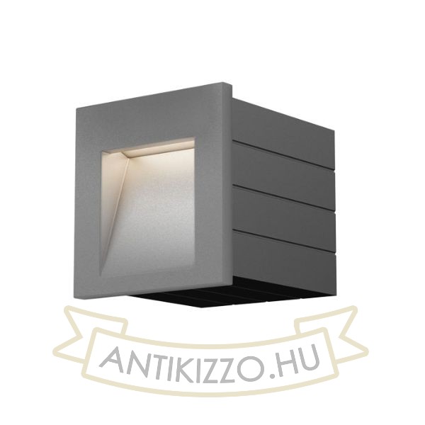 Kép TESS SQ süllyesztett lámpa ezüstszürke 230V LED 3W IP54 3000K