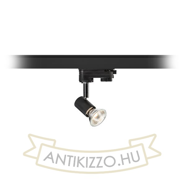 TRICA háromfázisú áramkörös sínre fekete  230V LED GU10 12W