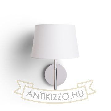 Kép BROADWAY fali lámpa fehér króm 230V LED E27 15W