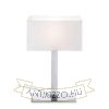 PLAZA M asztali lámpa fehér króm 230V LED E27 15W