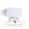 Kép PLAZA fali lámpa LED spotlámpával fehér króm 230V LED E27 LED 15+3W  3000K