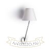 Kép SILENCE fali lámpa fehér króm 230V LED E27 15W
