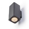 Kép MIZZI SQ II fali lámpa antracitszürke 230V LED 2x12W 46° IP54 3000K
