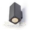 MIZZI SQ II fali lámpa antracitszürke 230V LED 2x12W 46° IP54 3000K