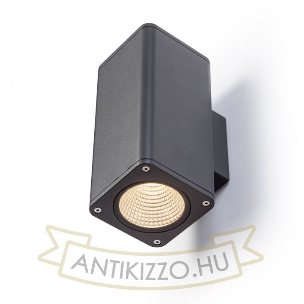 Kép MIZZI SQ II fali lámpa antracitszürke 230V LED 2x12W 46° IP54 3000K