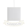 TEMPO 15/15 lámpabúra  Polycotton fehér/fehér PVC  max. 28W