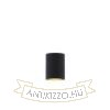 RON 15/20 lámpabúra  Polycotton fekete/arany fólia  max. 28W
