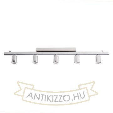 Kép RALLONG V mennyezeti lámpa alap  króm 230V LED E27 5x15W