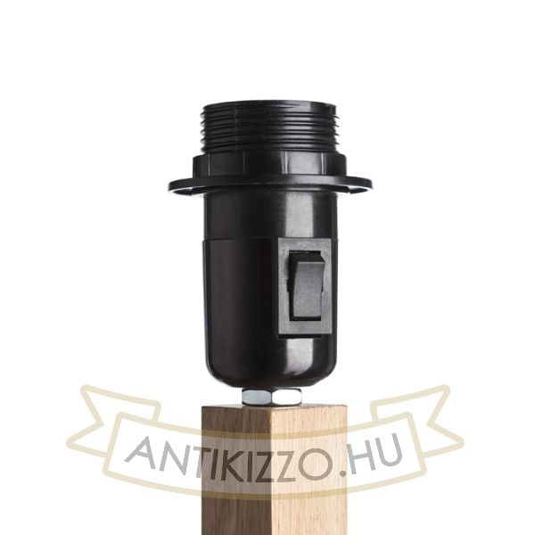 Kép WOODY asztali lámpatest  tölgy 230V LED E27 15W