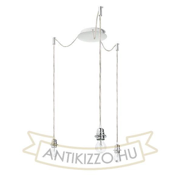 Kép KOMBIX 3 függesztő készlet KA+AK+KF   230V LED E27 3x15W