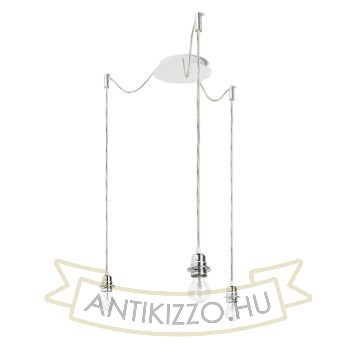 Kép KOMBIX 3 függesztő készlet FEHA+AK+KF   230V LED E27 3x15W