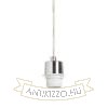 Kép MORE 80 mennyezeti függőlámpa alap  matt nikkel 230V LED E27 3x15W