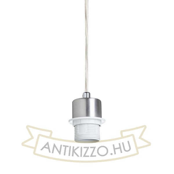 Kép MORE 60 mennyezeti függőlámpa alap  matt nikkel 230V LED E27 3x15W