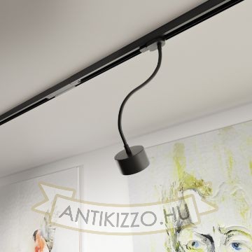 Kép PIXIE libanyak háromfázisú áramkörös sínre fekete  230V LED GX53 7W