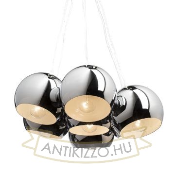 ASTROMET VII függő lámpa  króm 230V LED E27 7x11W