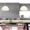 Kép MONROE 40 függő lámpa csillogó fehér/fehér  230V LED E27 30W