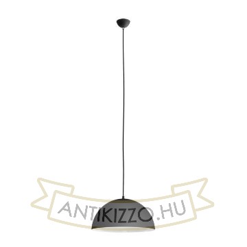 Kép MONROE 40 függő lámpa matt fekete/fehér  230V LED E27 30W