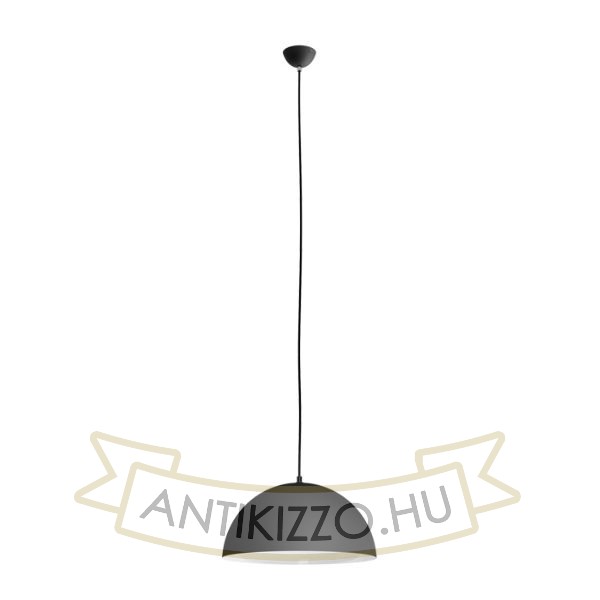 Kép MONROE 40 függő lámpa matt fekete/fehér  230V LED E27 30W