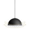 Kép MONROE 40 függő lámpa matt fekete/fehér  230V LED E27 30W