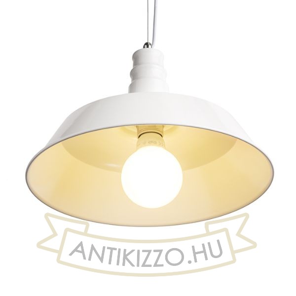 GOLDIE 36 függő lámpa fehér/fehér  230V LED E27 30W