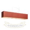 LOPE 120/22 lámpabúra  Chintz terrakotta/fehér PVC  max. 23W