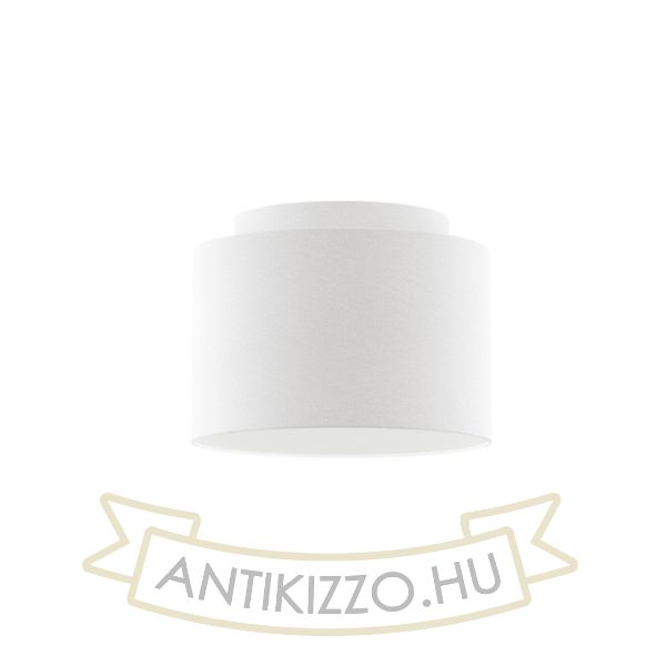 Kép DOUBLE 40/30 lámpabúra  Polycotton fehér/fehér PVC  max. 23W