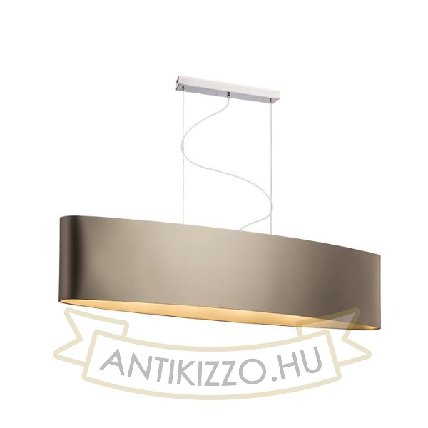 CASUAL 120/25 lámpabúra  Monaco galamb szürke/ezüst PVC  max. 23W