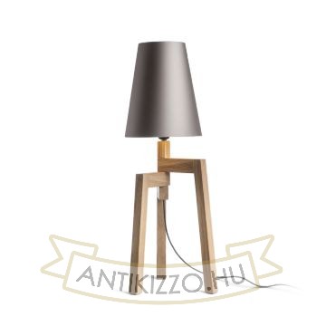 Kép CONNY 25/30 asztali lámpaernyő Monaco galamb szürke/ezüst PVC max. 23W