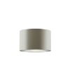 Kép RON 40/25 lámpabúra  Monaco galamb szürke/ezüst PVC  max. 23W