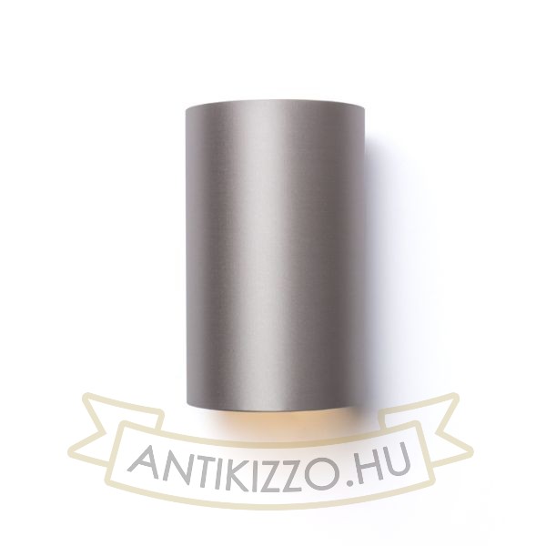 Kép RON W 15/25 fali lámpa  Monaco galamb szürke/ezüst PVC 230V LED E27 15W