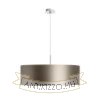 RON 60/19 lámpabúra  Monaco galamb szürke/ezüst PVC  max. 23W
