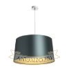 Kép ASPRO 55/30 lámpabúra  Monaco benzin kék/ezüst PVC  max. 23W