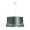 Kép ASPRO 55/30 lámpabúra  Monaco benzin kék/ezüst PVC  max. 23W