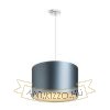 RON 40/25 lámpabúra  Monaco benzin kék/ezüst PVC  max. 23W