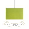 TEMPO 30/19 lámpabúra  Chintz lime/fehér PVC  max. 23W