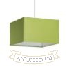 TEMPO 30/19 lámpabúra  Chintz lime/fehér PVC  max. 23W