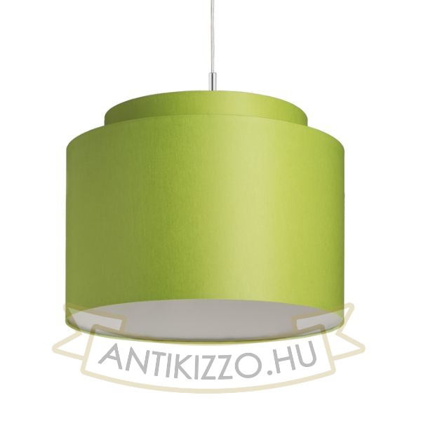 DOUBLE 40/30 lámpabúra  Chintz lime/fehér PVC  max. 23W
