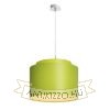 DOUBLE 40/30 lámpabúra  Chintz lime/fehér PVC  max. 23W