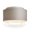 Kép DOUBLE 55/30 lámpabúra  Chintz világosszürke/fehér PVC  max. 23W
