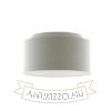 Kép DOUBLE 55/30 lámpabúra  Chintz világosszürke/fehér PVC  max. 23W