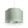 Kép DOUBLE 40/30 lámpabúra  Chintz menta/ezüst fólia  max. 23W